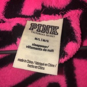 PINK Cozy Hot Pink Bathrobe